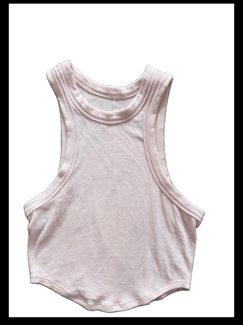 Lululemon Hold Tight pink cropped tank size 0